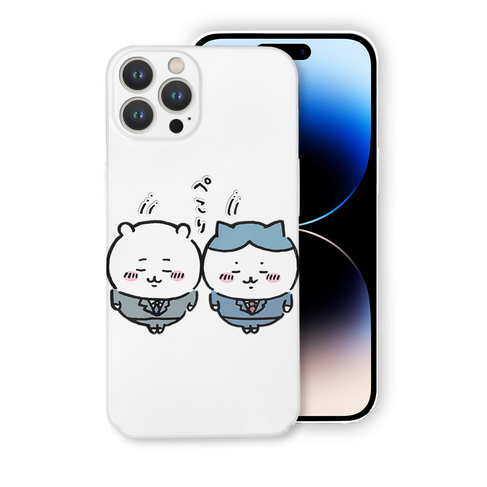 （画像用） ちいかわ ハチワレ Chii-kawa hachiware 【iPhone 14シリーズ対応】ハードケース